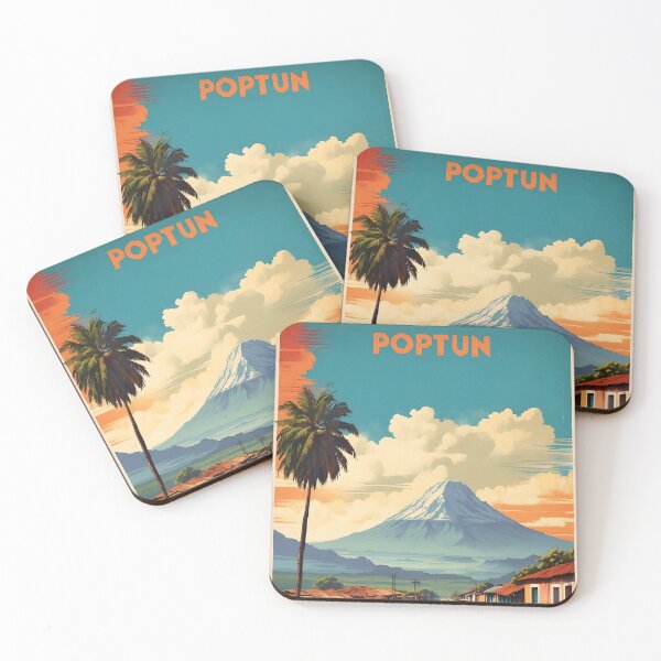 Item preview, Poptun Guatemala Vintage Poster Tourism  designed and sold by TravelersGems.
