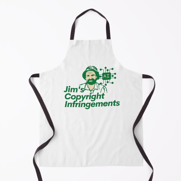 Item preview, Jim's Copyright Infringements AI - Jim's Mowing designed and sold by Simontology.