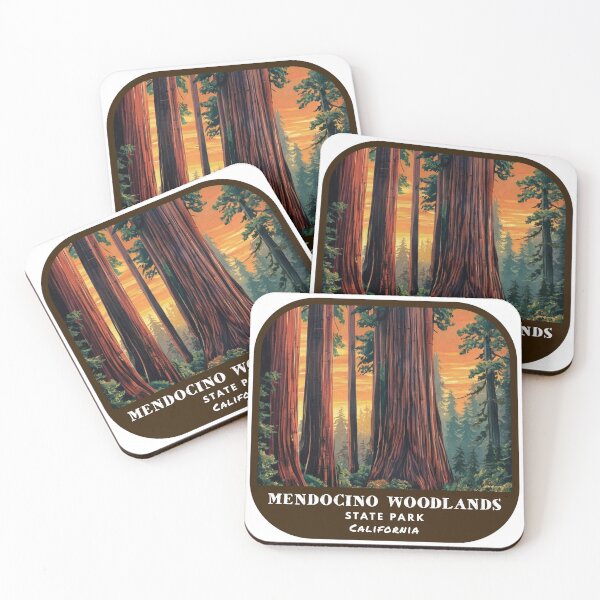 Item preview, Vintage Mendocino Woodlands State Park (California State Park) designed and sold by RabbitK.