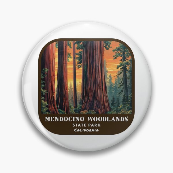 Item preview, Vintage Mendocino Woodlands State Park (California State Park) designed and sold by RabbitK.