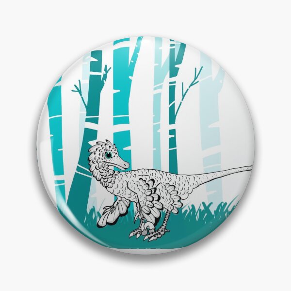 Item preview, White Raptor in Birch Forest designed and sold by artbyjesea.