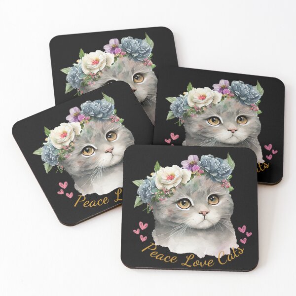 Item preview, Flowers and cats designed and sold by みきゃん.