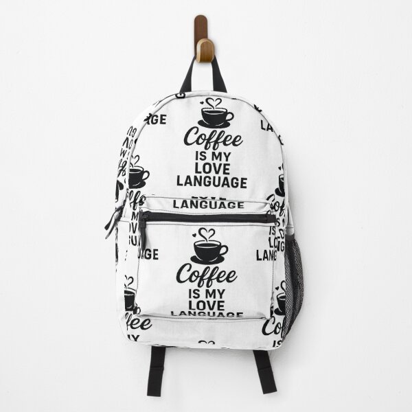 Item preview, Coffee Is My Love Language – Funny Caffeine Quote Design designed and sold by Darkling-Rhymes.
