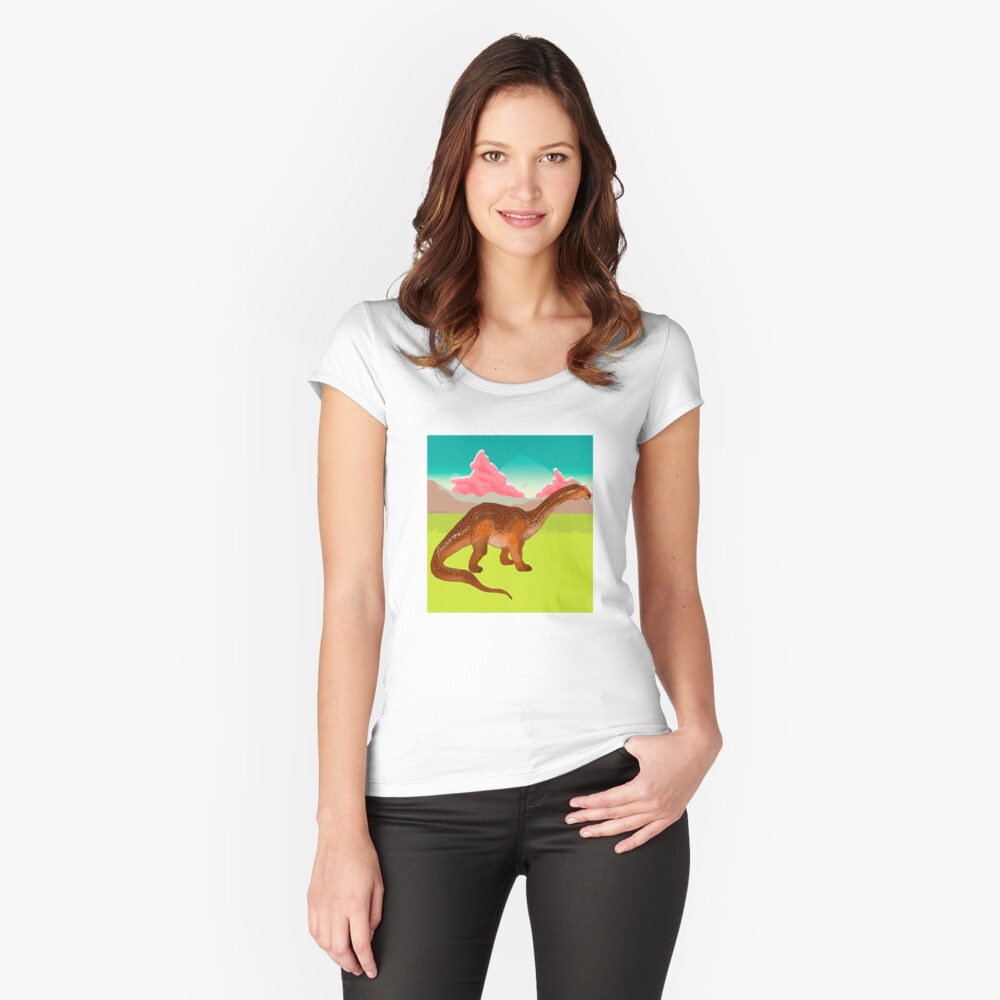 Item preview, Fitted Scoop T-Shirt designed and sold by artbyjesea.