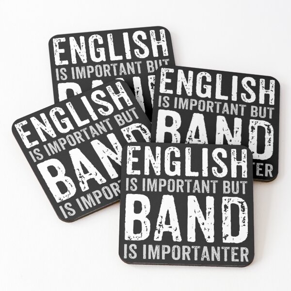 Item preview, English is Important But Band Is Importanter - Funny School Marching Band Humor designed and sold by mhernaevily.