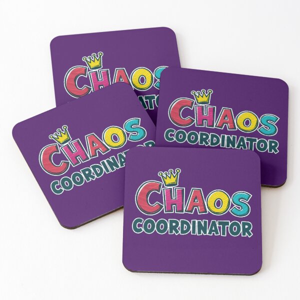 Item preview, Chaos Coordinator – Fun & Colorful Leadership Design designed and sold by FaeryNuff.