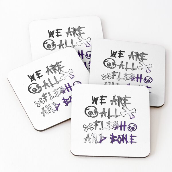 Item preview, We Are All Flesh and Bone (Asexual) designed and sold by Shygarbage.