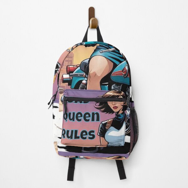 Item preview, Road Queen Rules - Women Biker Quotes designed and sold by Vicky021.