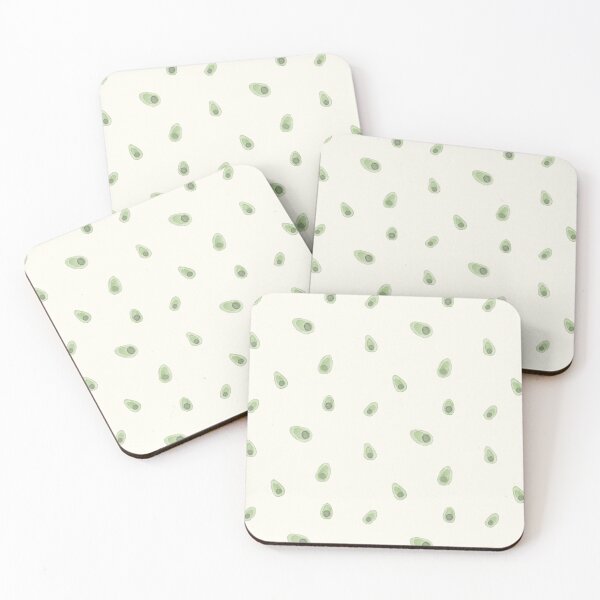 Item preview, Cute Minimalist Watercolor Avocados Small Scale Pattern  designed and sold by InkyOdyssey.