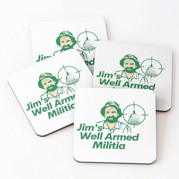 Item preview, Jim's Well Armed Militia - Jim's Mowing designed and sold by Simontology.