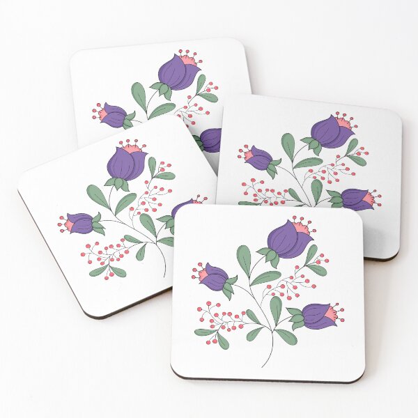 Item preview, Purple cherry flower designed and sold by thethreecircles.