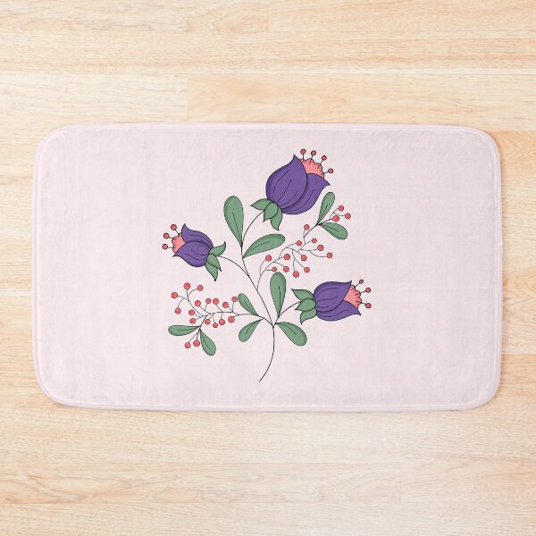 Item preview, Purple cherry flower designed and sold by thethreecircles.