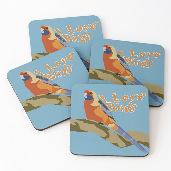 Item preview, I Love Birds designed and sold by SEADOGPRINTS.