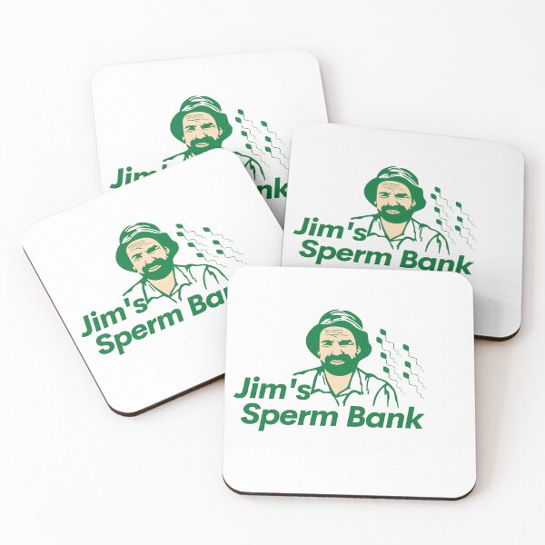 Item preview, Jim's Sperm Bank - Jim's Mowing designed and sold by Simontology.