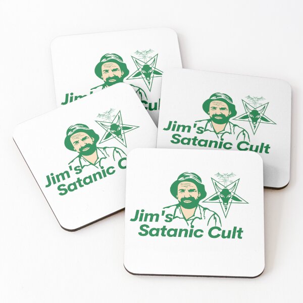 Item preview, Jim's Satanic Cult - Jim's Mowing designed and sold by Simontology.