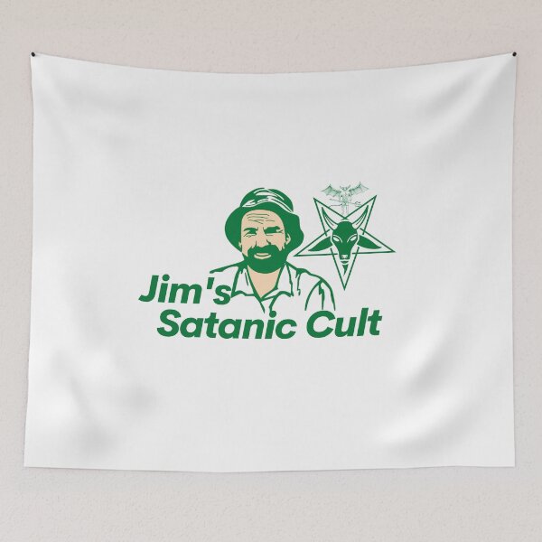 Item preview, Jim's Satanic Cult - Jim's Mowing designed and sold by Simontology.