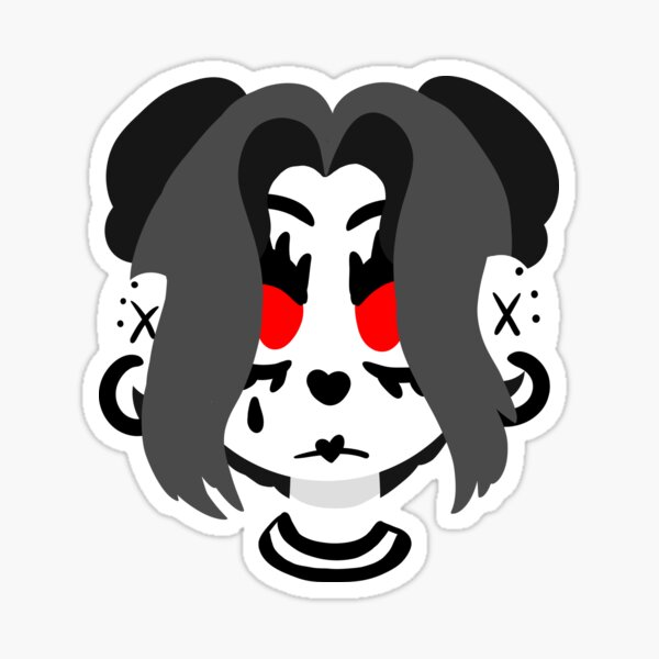 Item preview, Aurora the goth girl mime designed and sold by gentlenakama.