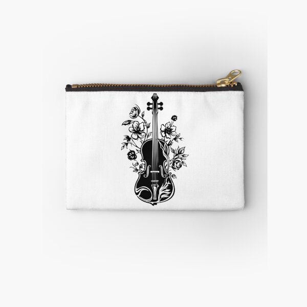Item preview, Violin Floral Music Orchestra Bowed String Instrument designed and sold by inkoutninja.