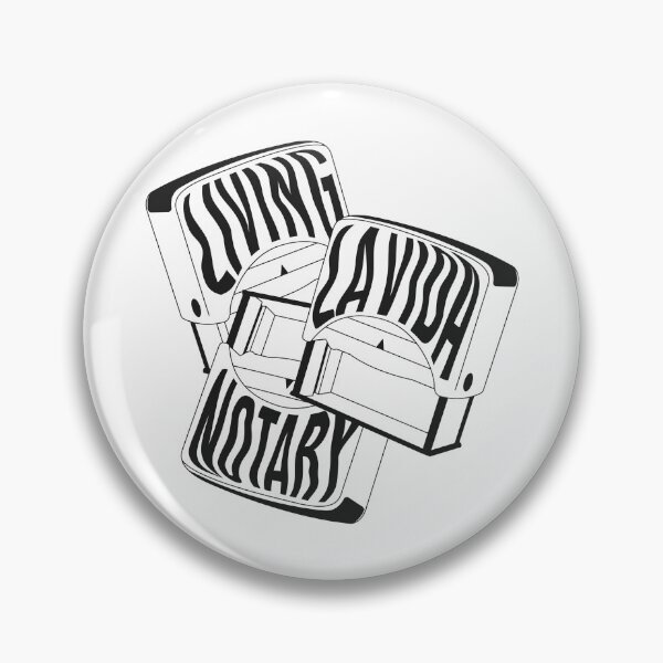 Item preview, Living La Vida Notary – Monochrome Stamp Stack Design designed and sold by NotaryLife.