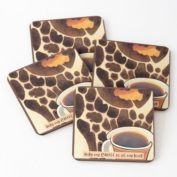 Item preview, Only my Coffee is at my Level designed and sold by Cafe-Color.