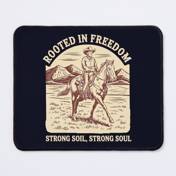 Item preview, Rooted in Freedom – Vintage Cowboy Frontier Pride designed and sold by Taans-Creation.