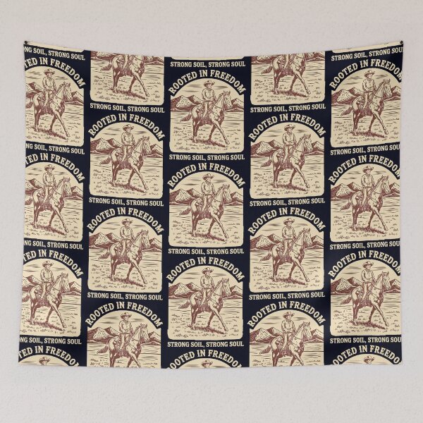 Item preview, Rooted in Freedom – Vintage Cowboy Frontier Pride designed and sold by Taans-Creation.