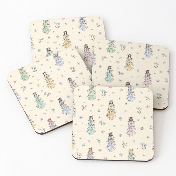 Item preview, Pastel Yellow Whimsical Fairy Floral designed and sold by spicymangoco.