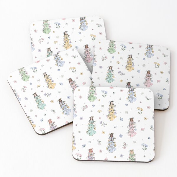 Item preview, White Whimsical Fairy Floral designed and sold by spicymangoco.