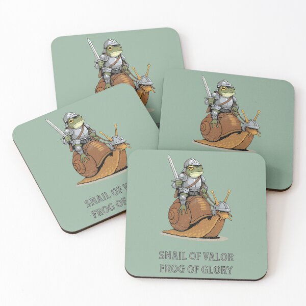 Item preview, Snail of Valor, Frog of Glory designed and sold by donwillisjrart.