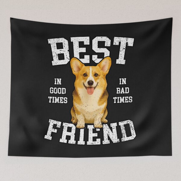 Item preview, BEST FRIEND - CORGI | Pets and Dogs lovers for Men and Women t-shirt designed and sold by panchiTWO.