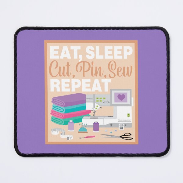 Item preview, Eat Sleep Repeat General Sewing - Embroidery Machine - MULTI COLORS designed and sold by StellarFX.