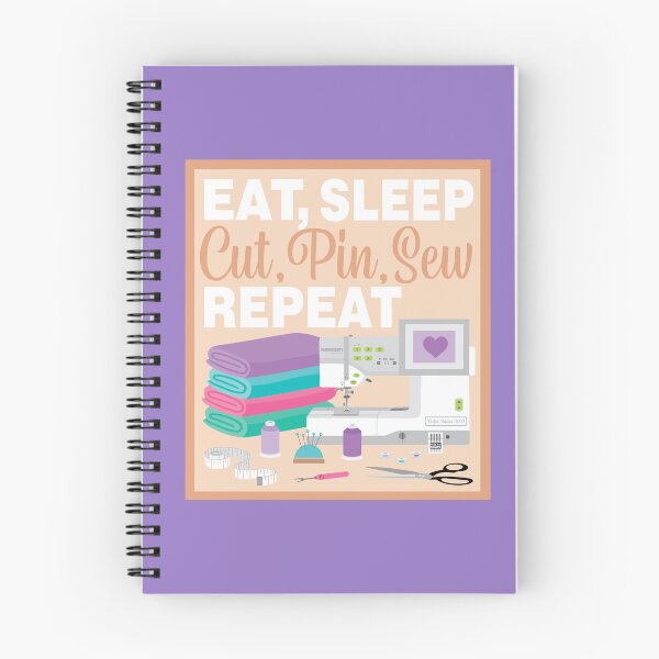 Item preview, Eat Sleep Repeat General Sewing - Embroidery Machine - MULTI COLORS designed and sold by StellarFX.