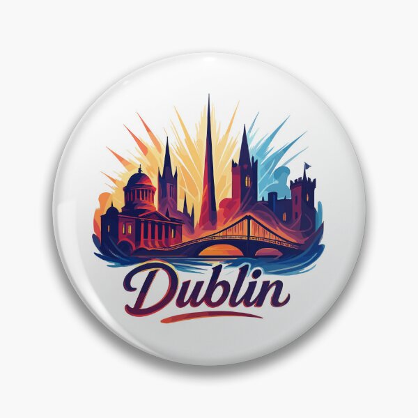 Item preview, Dublin Capital City Ireland Silhouette Gift designed and sold by Pineapple-Tree.
