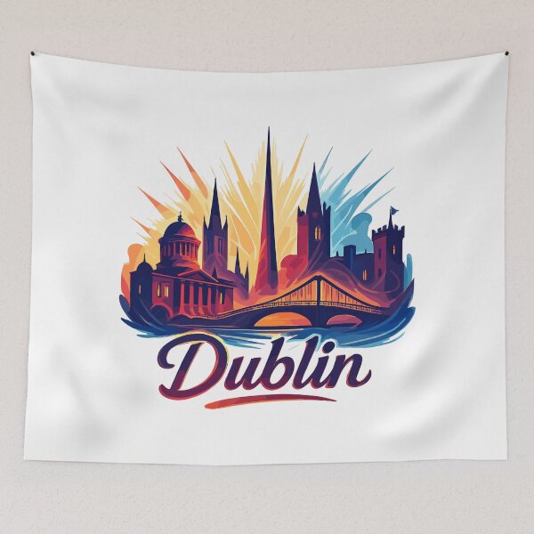 Item preview, Dublin Capital City Ireland Silhouette Gift designed and sold by Pineapple-Tree.