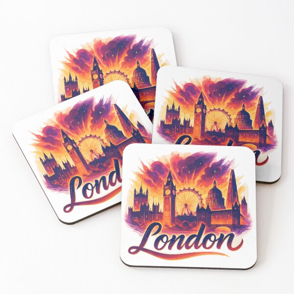Item preview, London Capital England Silhouette Gift designed and sold by Pineapple-Tree.