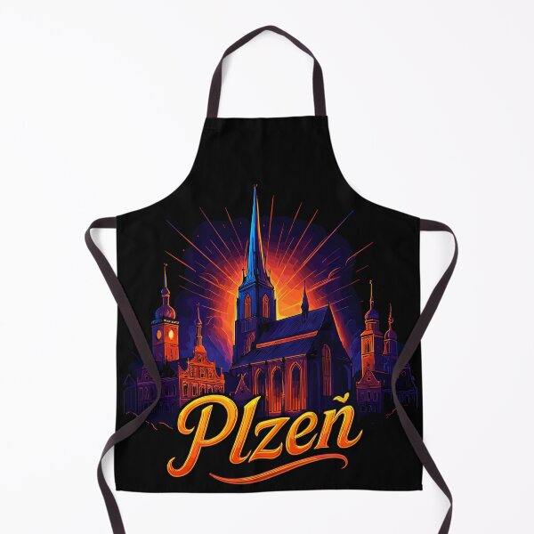 Item preview, Pilsen Plzeň City Czech Republic Silhouette Gift designed and sold by Pineapple-Tree.