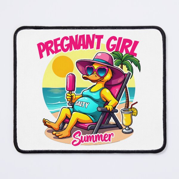 Item preview, Pregnant Girl Summer designed and sold by TheEmptyBottleStudio.