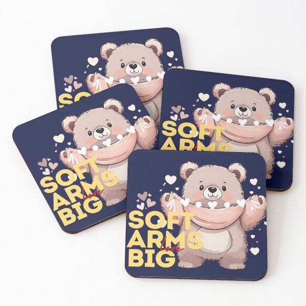 Item preview, Cozy Bear Hugs – Soft Arms Big Love Kawaii Design designed and sold by modishwelt.