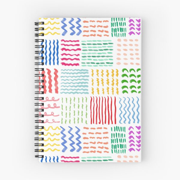 Item preview, Colorful Lines and Shapes, Colorful and Joyful Scandinavian Geometric Pattern, Nordic Art, Modern Minimalist Abstract Pattern Design designed and sold by Natasha May Design.
