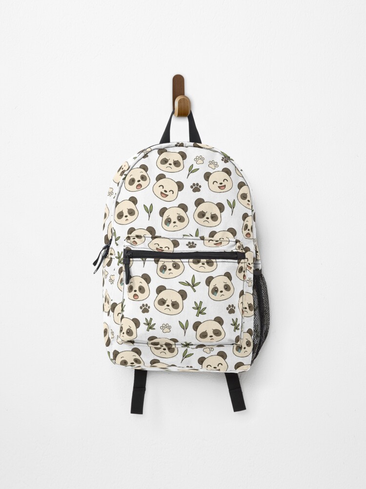 Thumbnail 1 of 3, Backpack, Panda Pattern designed and sold by TheNewPixel.