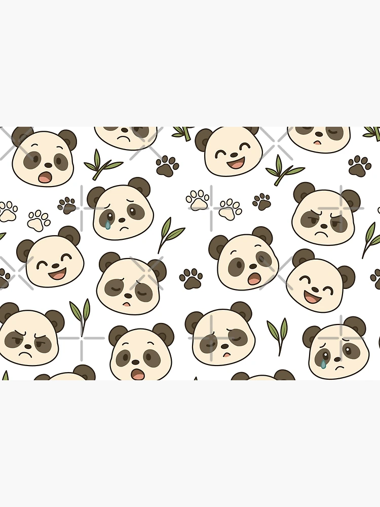 Thumbnail 6 of 6, Bath Mat, Panda Pattern designed and sold by TheNewPixel.