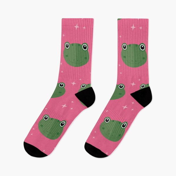 Item preview, Frog heads on pink designed and sold by reneesillus.