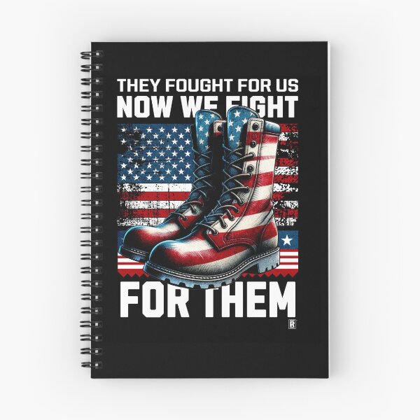 Item preview, THEY FOUGHT FOR US NOW WE FIGHT FOR THEM, 4TH OF JULY, MILITARY, VETERAN designed and sold by Teeshirthustle.