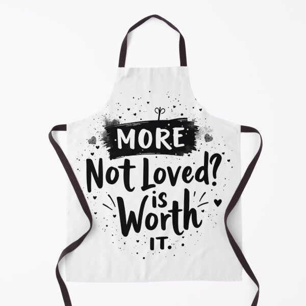 Item preview, Not Loved Not Worth It – Bold Minimalist Attitude Quote designed and sold by Irene Catchmind.
