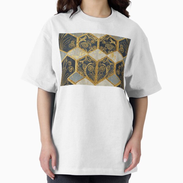 Aperçu de l'œuvre Formes de Klimt avec de l'or créée et vendue par maniacfitness.
