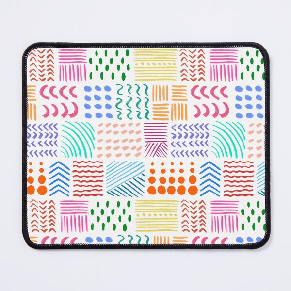 Item preview, Modern Colorful Abstract Pattern, Scandinavian style Lines and Shapes, Geometric Pattern, Nordic Home Decor, Minimalist Pattern Design designed and sold by Natasha May Design.