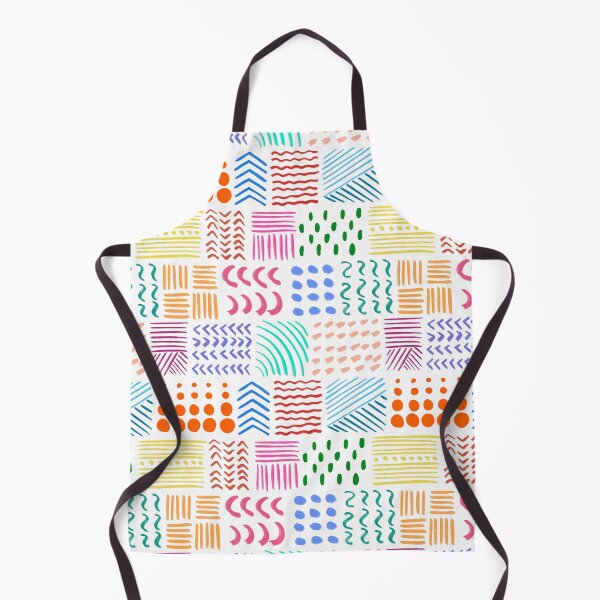 Item preview, Modern Colorful Abstract Pattern, Scandinavian style Lines and Shapes, Geometric Pattern, Nordic Home Decor, Minimalist Pattern Design designed and sold by Natasha May Design.