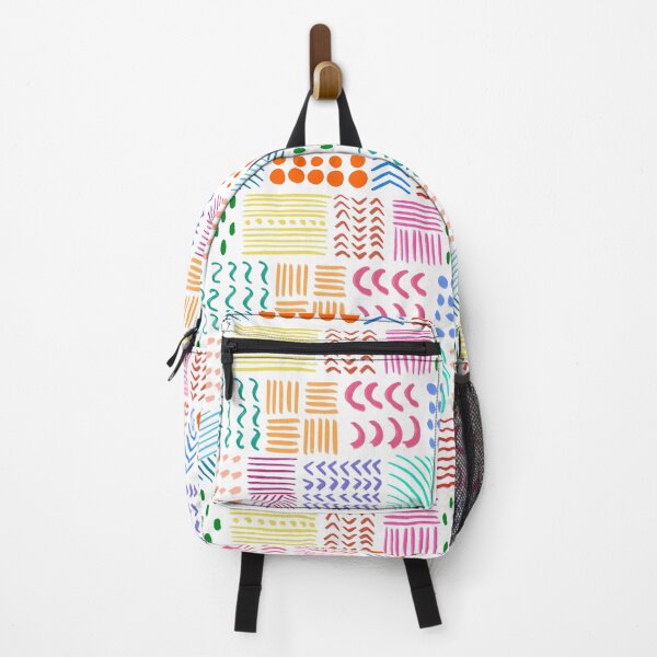 Item preview, Modern Colorful Abstract Pattern, Scandinavian style Lines and Shapes, Geometric Pattern, Nordic Home Decor, Minimalist Pattern Design designed and sold by Natasha May Design.