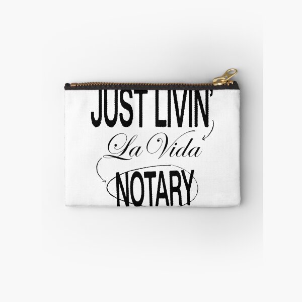 Item preview, Livin’ La Vida Notary – Hand-Lettered Notary Stamp Design designed and sold by NotaryLife.