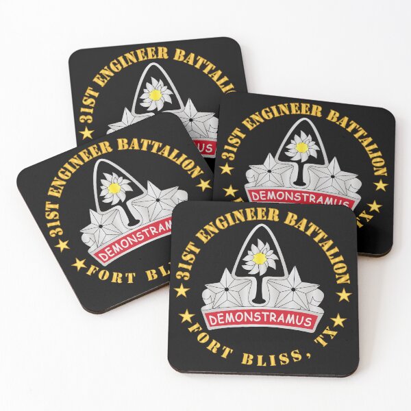 Item preview, Army - 31st Engineer Battalion - Fort Bliss, TX designed and sold by Military Insignia Products.